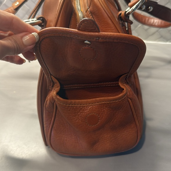 Vintage Banana Republic Leather satchel purse - Picture 6 of 14